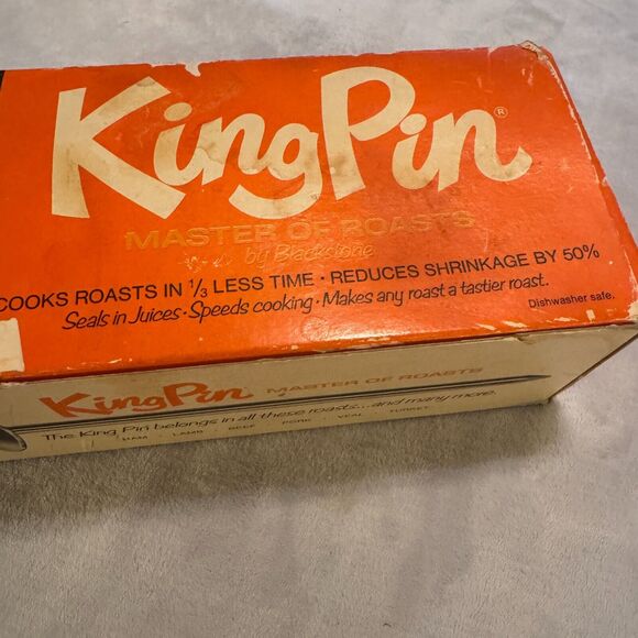 Vintage KING PIN-MASTER OF ROASTS By Blackstone thermometer unused in box - Picture 3 of 8